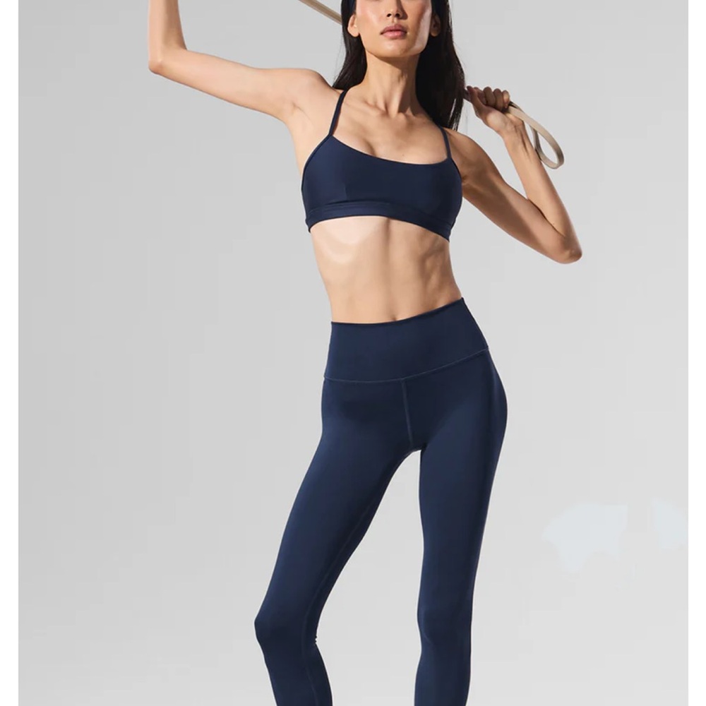 ALO Yoga Navy Blue High-Waist Airlift Legging